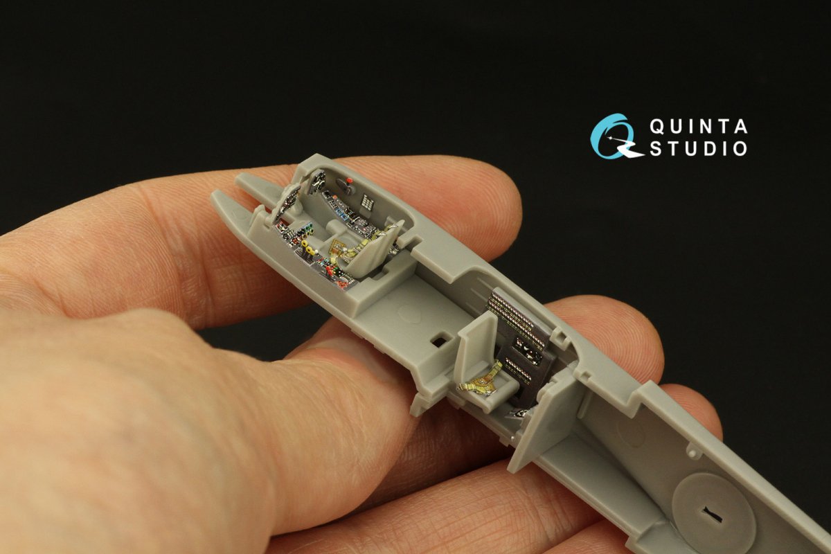 Quinta Studio QD72062 Me 410 3D-Printed &amp;amp; coloured Interior on decal paper (Fine Molds) 1/72 – immagine 9