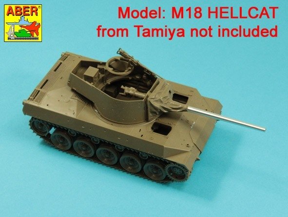 Aber 35L-325 Lufa 76mm M1A1 do działa pancernego M18 Helcat 1/35 – immagine 5