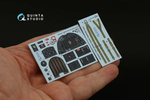 Quinta Studio QD24021 Spitfire Mk.VIII 3D-Printed &amp;amp; coloured Interior on decal paper (Airfix) 1/24 – immagine 3