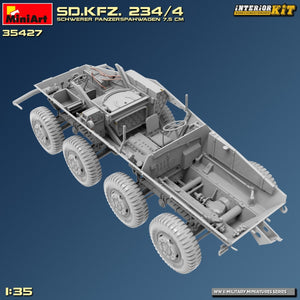 MiniArt 35427 Sd.Kfz. 234/4 SCHWERER PANZERSPÄHWAGEN 7,5 cm. INTERIOR KIT 1/35 – Bild 18