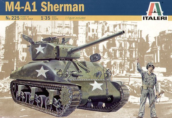 Italeri 0225 M4-A1 Sherman 1/35 – zdjęcie 2