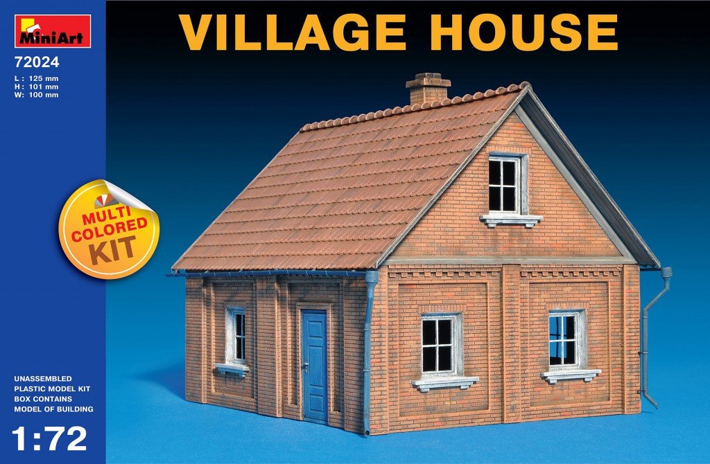 MiniArt 72024 MAISON DE VILLAGE 1/72