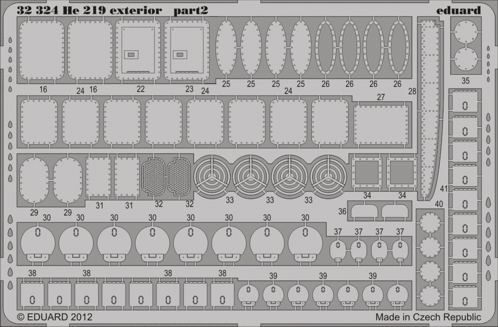 Eduard 32324 He 219 extérieur 1/32 Revell – image 2