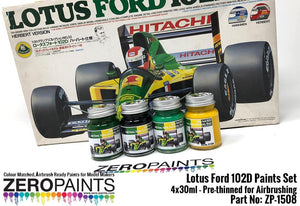 Zero Paints ZP-1508 Lotus Ford 102D Paint Set 4x30ml – immagine 3