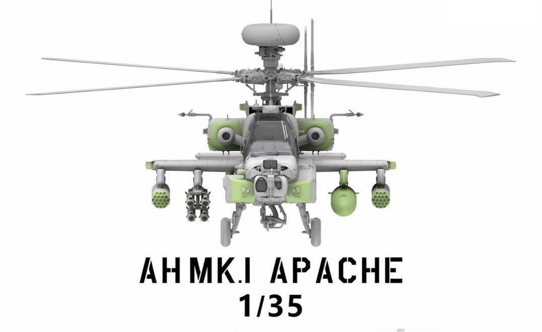 Takom 2604 AH Mk. 1 Apache Attack Helicopter 1/35 – zdjęcie 3