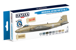 Hataka HTK-BS73 Modern Royal Air Force paint set vol. 2 (8x17ml)