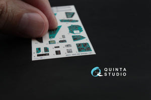 Quinta Studio QD48026 Mi-24V 3D-Printed &amp;amp; coloured Interior on decal paper (for Zvezda kit) 1/48 – imagen 4