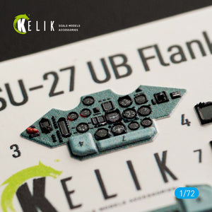 KELIK K72041 SU-27UB INTERIOR 3D DECALS FOR TRUMPETER KIT 1/72 – zdjęcie 3