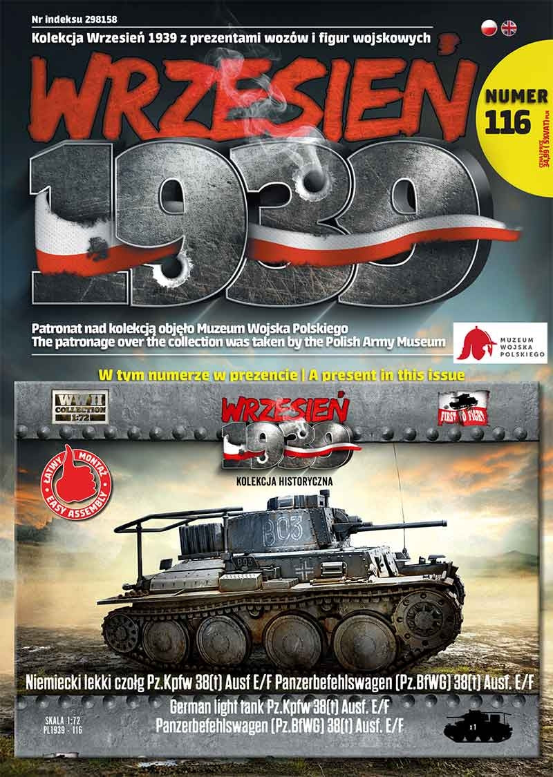Premier char léger allemand PL116 Pz.Kpfw 38(t) Ausf E/F 1/72