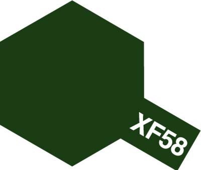 Tamiya XF58 Olive Green (81758) Acrylic paint 10ml – immagine 3