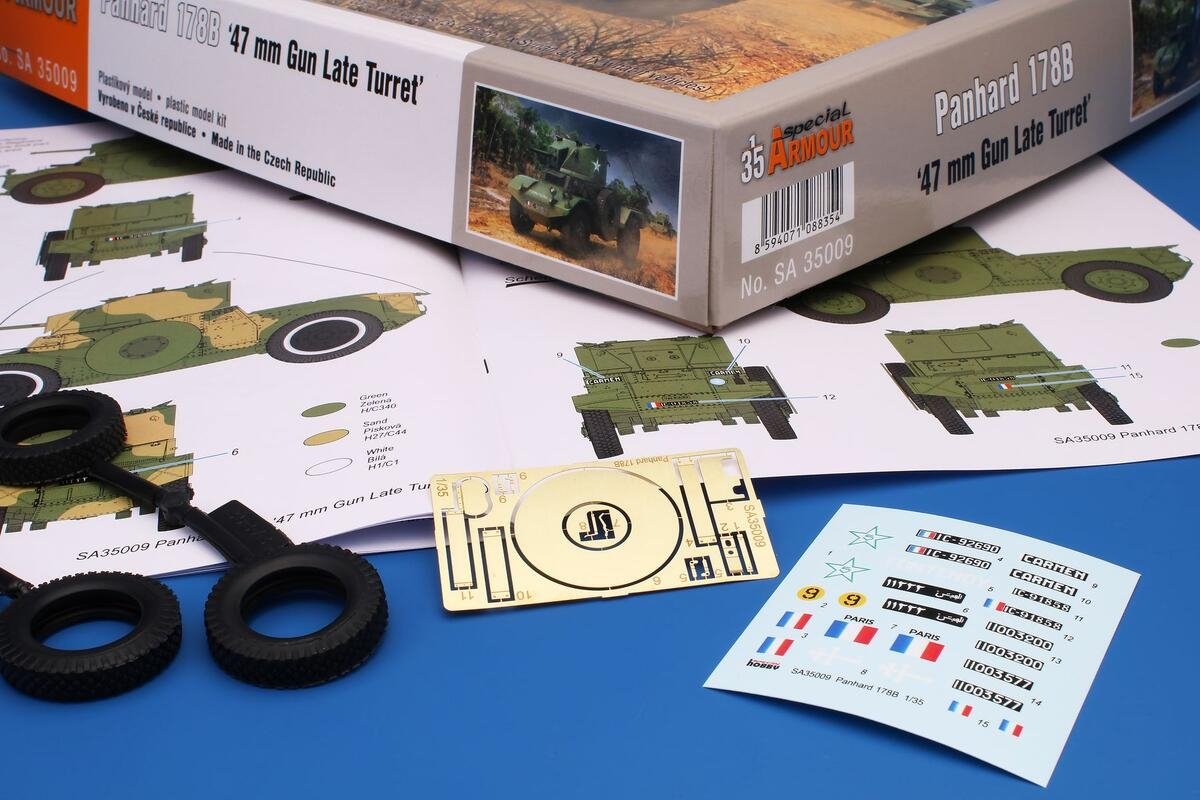 Special Armour 35009 Panhard 178B ‘47 mm Gun Late Turret’ 1/35 – immagine 12