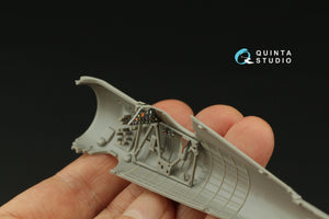 Quinta Studio QD48335 PZL P.11c 3D-Printed &amp;amp; coloured Interior on decal paper (Arma Hobby) 1/48 – immagine 5