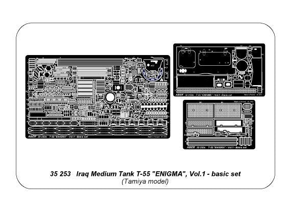 Aber 35253 Iraqi Medium Tank T-55 ENIGMA - vol.1 - basic set 1/35 – imagen 15
