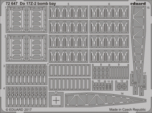 Eduard 72647 Pour soute à bombes 17Z-2 ICM 1/72