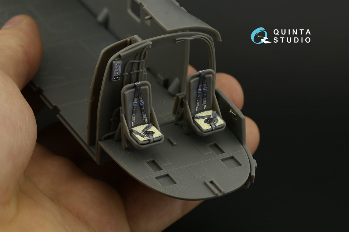 Quinta Studio QD48429 Westland Sea King HAS.1 3D-Printed &amp;amp; coloured Interior on decal paper (Airfix) 1/48 – zdjęcie 13