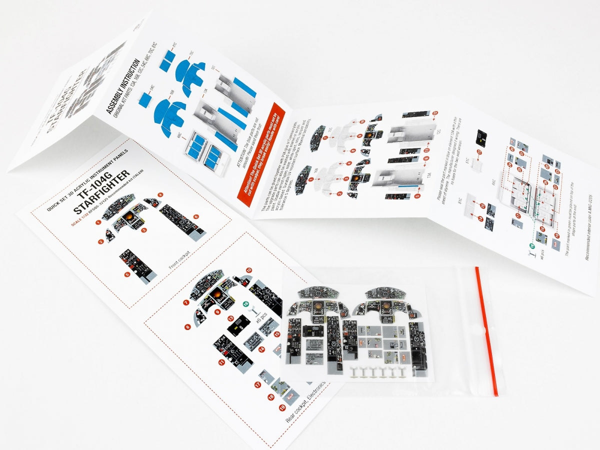 Red Fox Studio QS-32125 TF-104G Starfighter (Twin seater) Italeri 1/32 – immagine 3