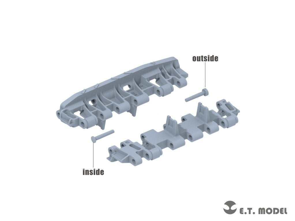 ET Model P35-069 WWII German KingTiger Single Workable Track (18 Teeth Late Type) ( 3D Printed ) 1/35 – image 2