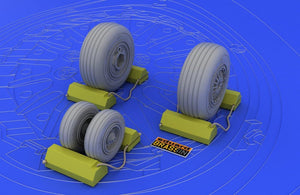 Eduard 632005 F-4C/ D/E/ F/G wheels 1/32 (Tamiya) – immagine 2