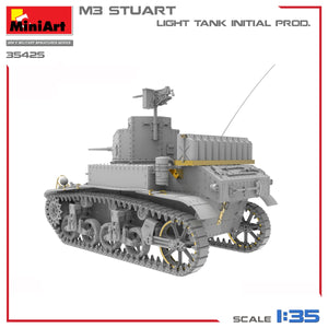 MiniArt 35425 M3 STUART LIGHT TANK, INITIAL PROD 1/35 – imagen 5