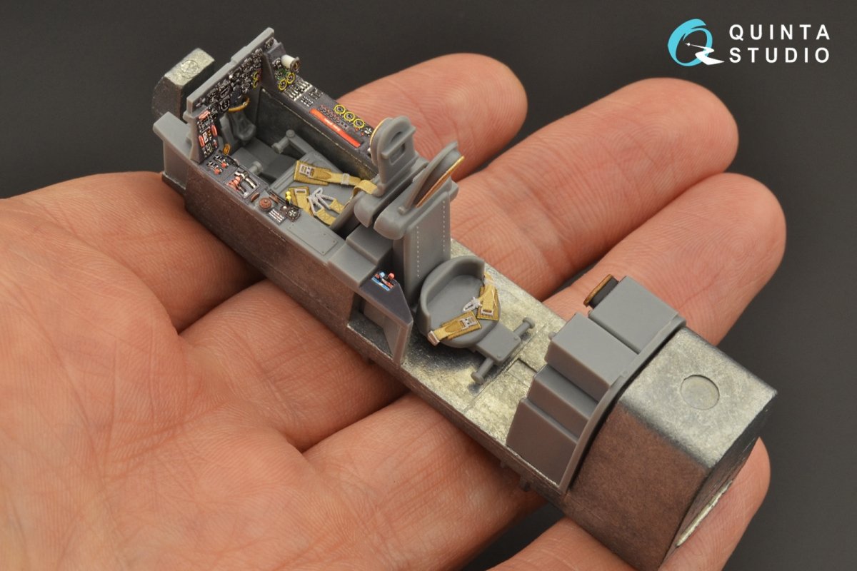 Quinta Studio QD48229 He 219 3D-Printed &amp;amp; coloured Interior on decal paper (Tamiya) 1/48 – immagine 6
