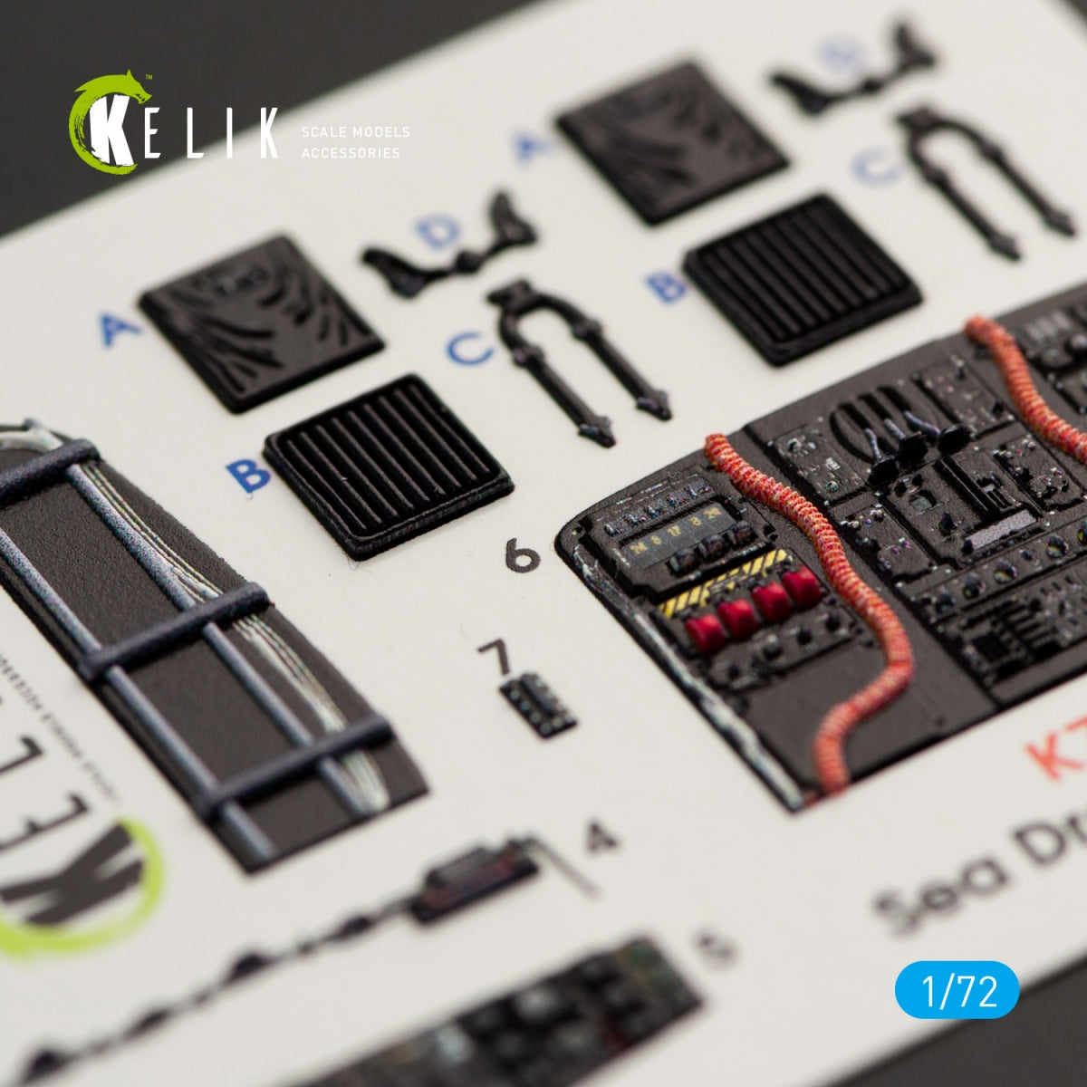KELIK K72013 MH-53E &amp;quot;SEA DRAGON&amp;quot; INTERIOR 3D DECALS FOR ITALERI KIT 1/72 – image 2