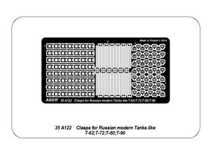 Aber 35A122 Clasps for Russian modern Tanks like T-64;T-72;T-80;T-90 1/35 – immagine 8