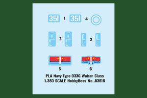 Hobby Boss 83516 PLA Navy Type 033G Wuhan Class 1/350 – Bild 3