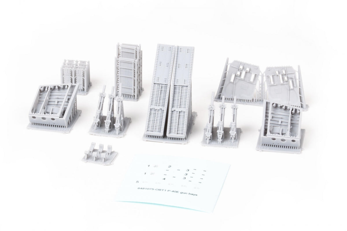 Eduard 6481075 P-40E gun bays PRINT EDUARD 1/48