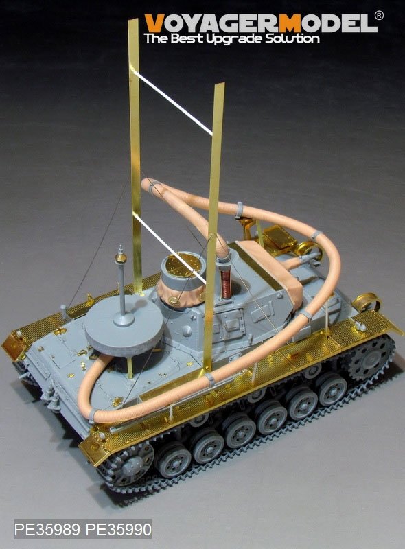 Voyager Model PE35989 WWII German Pz.KPfw.III (T)Ausf.F &amp;quot;Operation Seelowe&amp;quot; Basic For DRAGON 6877/6717 1/35 – zdjęcie 6
