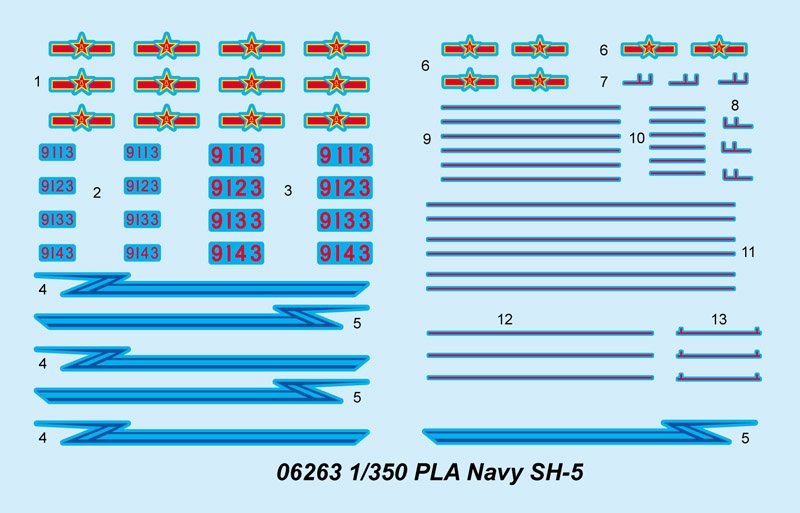 Trumpeter 06263 PLA Navy SH-5 1/350 – imagen 4