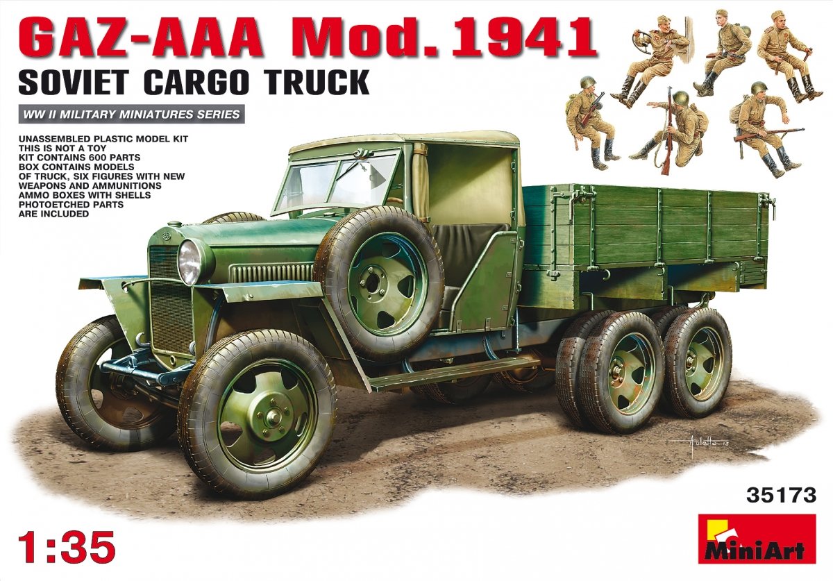 MiniArt 35173 GAZ-AAA Mod. 1941. CAMION CARGO SOVIÉTIQUE (1/35)
