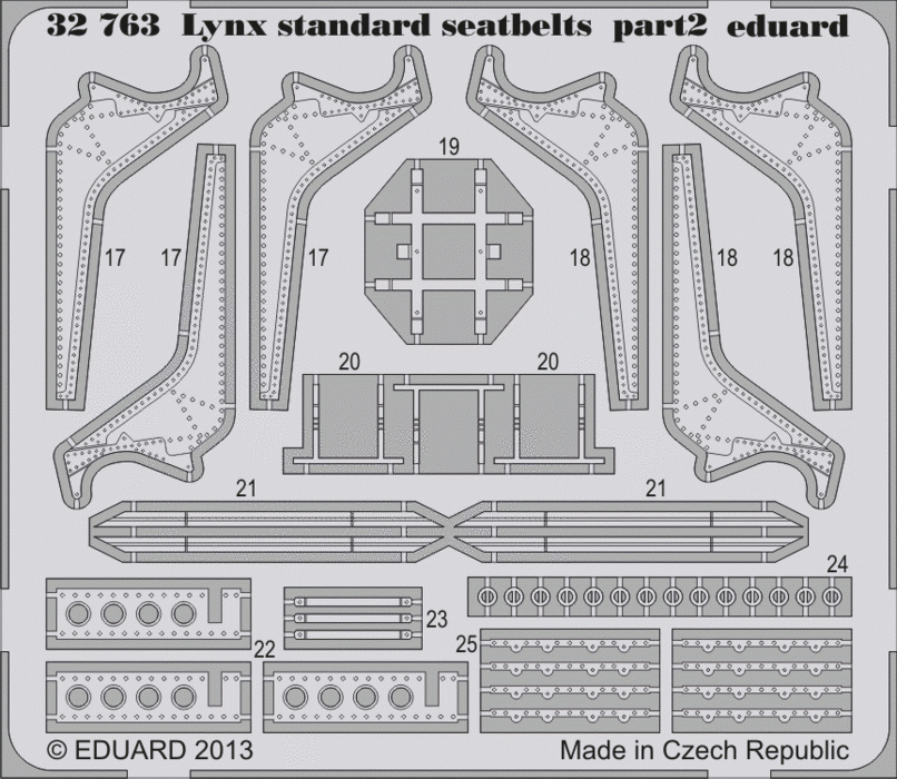 Eduard 32763 Lynx Mk.88 seatbelts 1/32 Revell – Bild 2