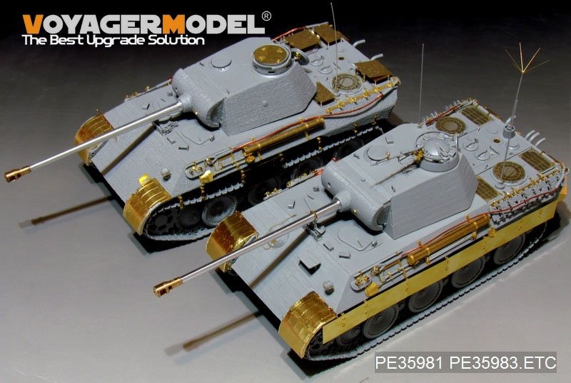 Voyager Model PE35981 WWII German Panther A Tank Basic For TAKOM 1/35 – Bild 21