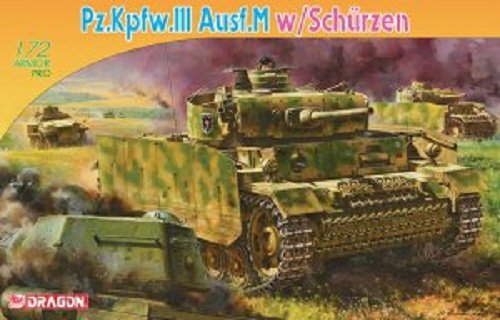Dragon 7323 Pz.Kpfw.III Ausf.M avec Schurzen (1/72)