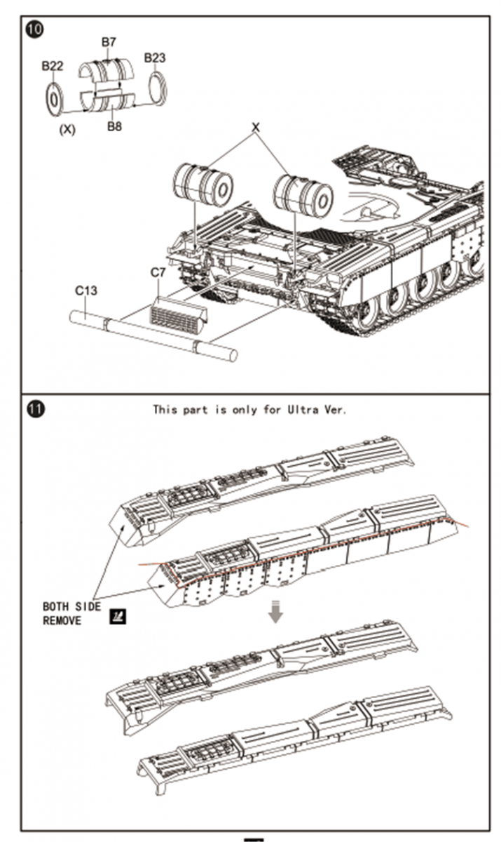 Modelcollect UA72193 Soviet T-80 Main Battle Tank 1970S-1990S N in1 1/72 – immagine 13