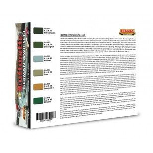 Coffret de peinture acrylique Lifecolor CS06 - Avions allemands de la Seconde Guerre mondiale - 1 x 6 x 22 ml – image 2