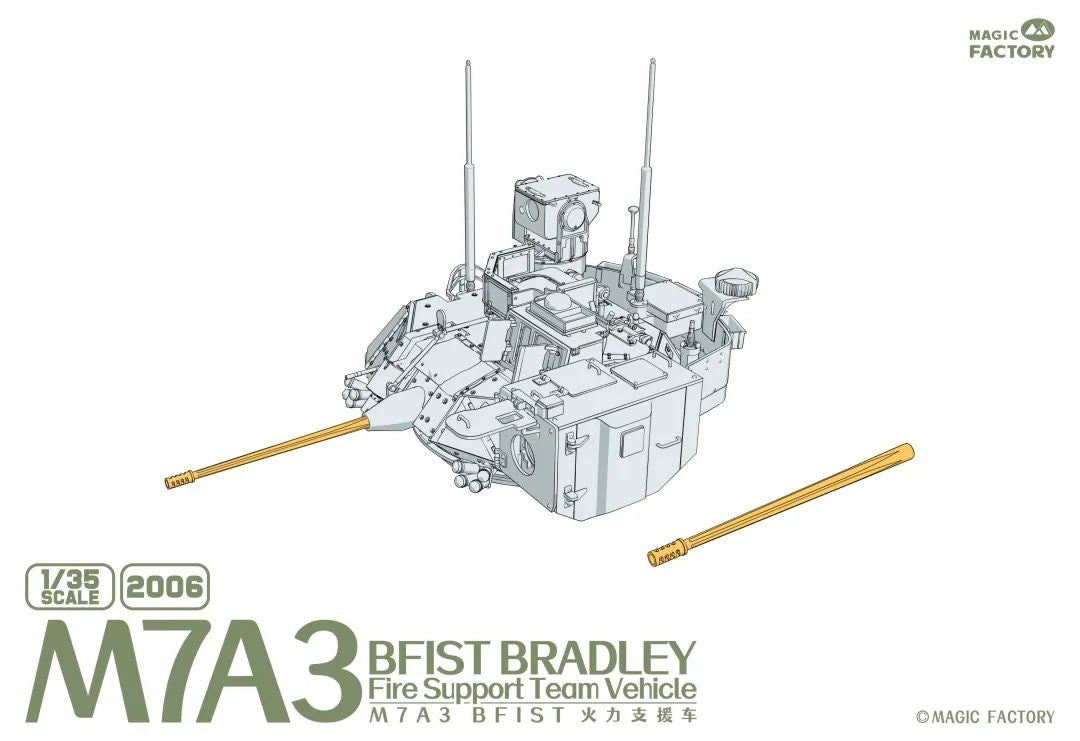 Magic Factory 2006 M7A3 BFIST Bradley Véhicule d&amp;#39;appui-feu 1/35  – image 10