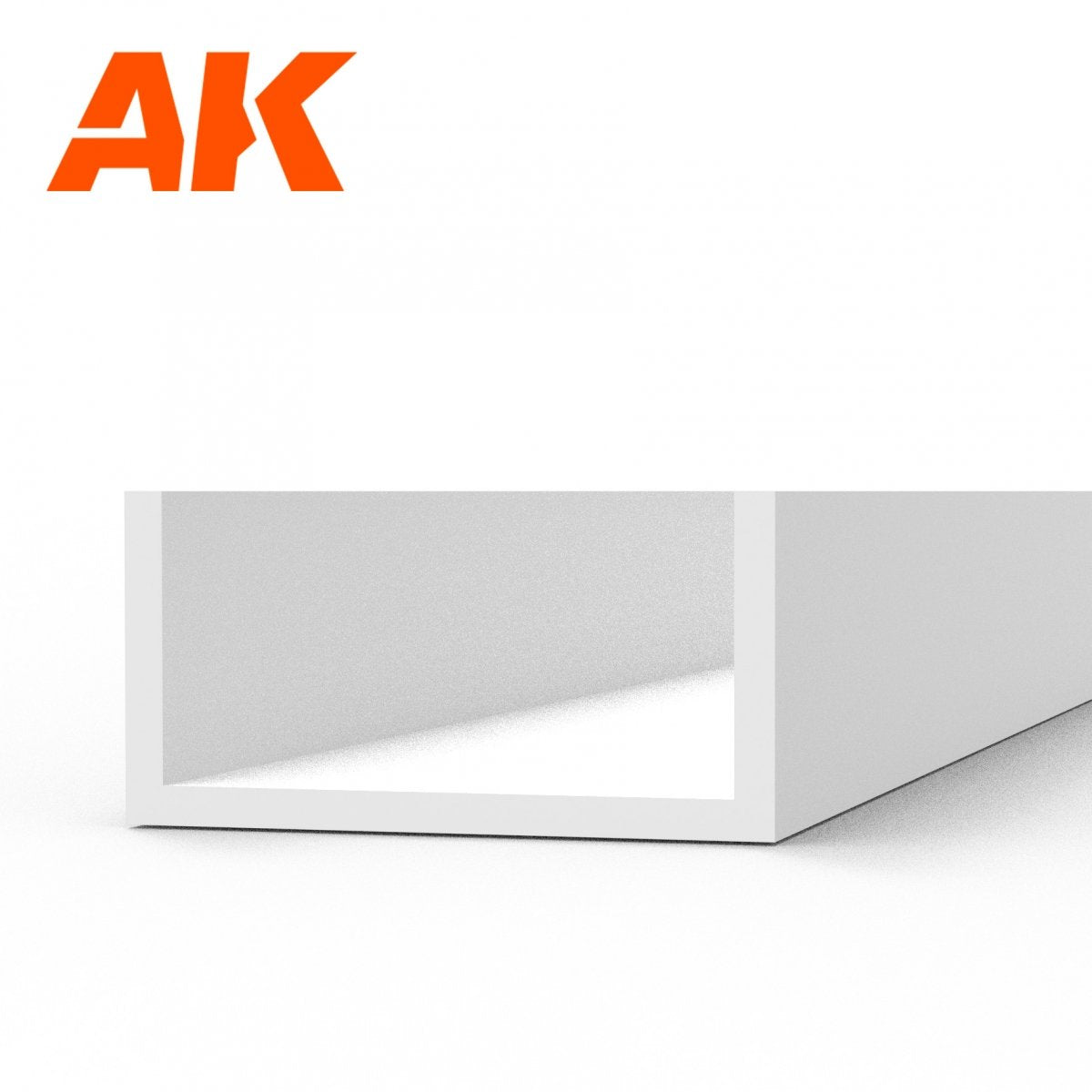 AK Interactive AK6557 CHANNEL 5.0 WIDTH X 350MM – STYRENE U CHANNEL – (3 UNITS) – zdjęcie 2
