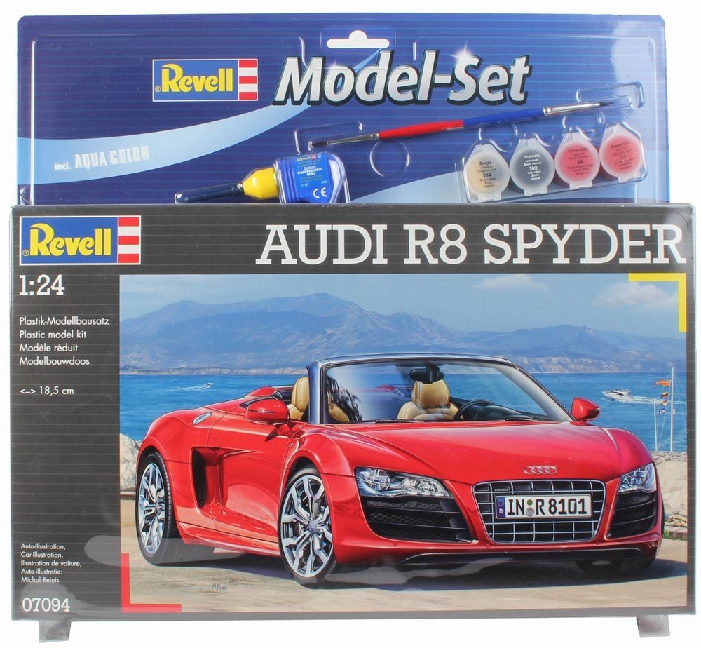 Revell 67094 AUDI R8 SPYDER 1/24 Zestaw modelarski