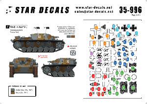 Star Decals 35-996 STURM 4 StuG III Ausf B 1/35 – Bild 2