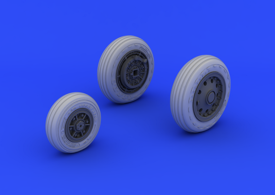Eduard 632045 F-104 undercarriage wheels early 1/32 ITALERI – immagine 4