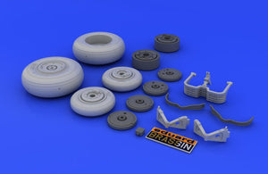 Eduard 648037 MiG-29 wheels 1/48 (Eduard, Academy) – immagine 7