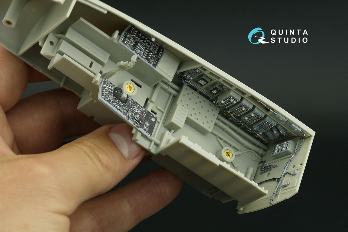 Quinta Studio QD32155 F-15C Early/F-15A/F-15J early 3D-Printed &amp;amp; coloured Interior on decal paper (Tamiya) 1/32 – Bild 14