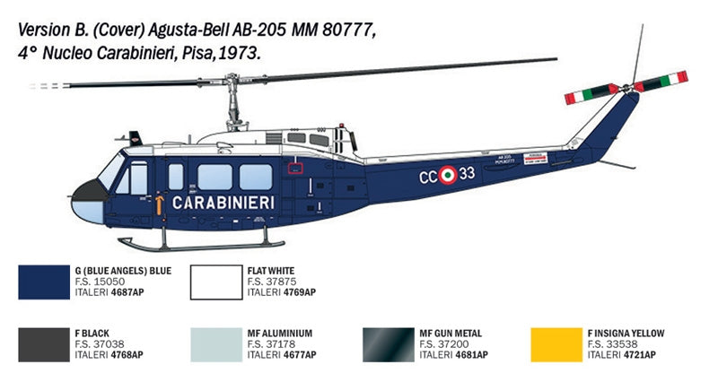 Italeri 2845 AB-205 / UH-1D "SAR" 1/48