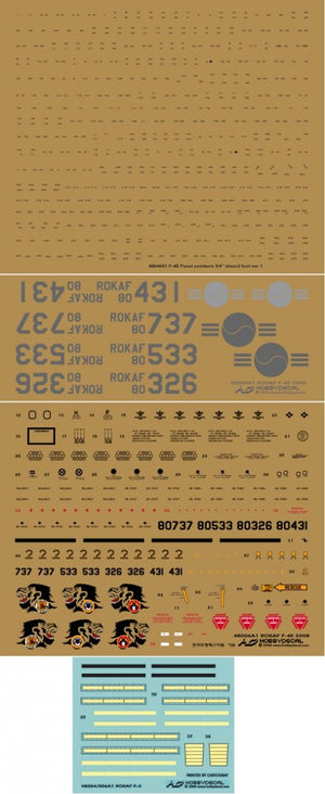 HobbyDecal AL48006V1 ROKAF F-4E The 17th FW, 2008 1/48 – Bild 4