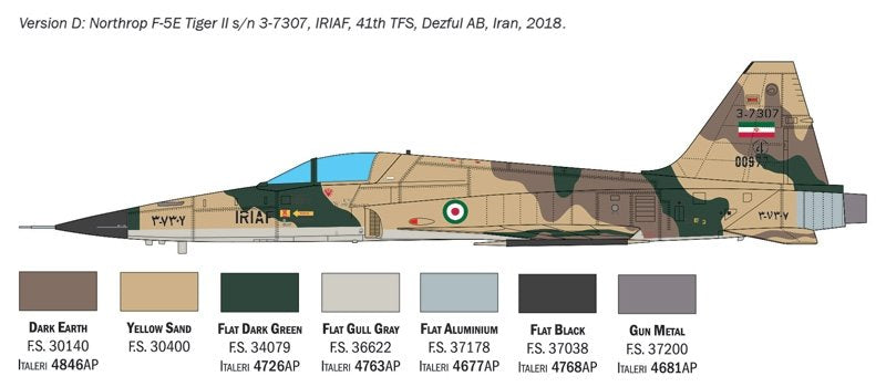 Italeri 2827 F-5E Tiger II 1/48 – imagen 7