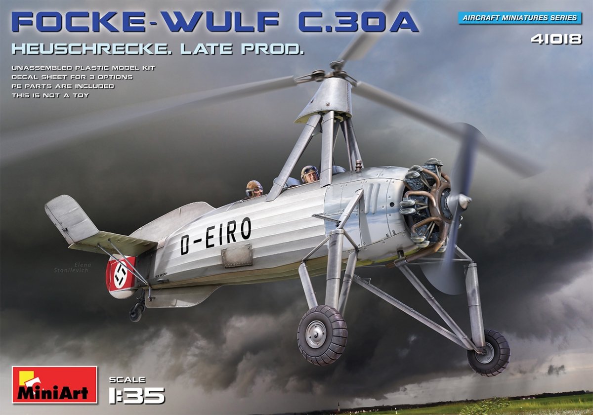 MiniArt 41018 FOCKE-WULF FW C.30A HEUSCHRECKE. PROD TARDIVE 1/35