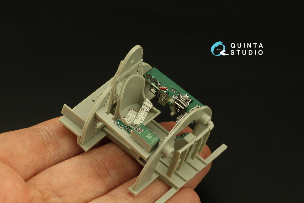 Quinta Studio QD32186 F4F-3 Wildcat 3D-Printed coloured Interior on decal paper (Trumpeter) 1/32 – immagine 7
