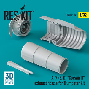 RESKIT RSU32-0062 A-7 (E, D) &amp;quot;CORSAIR II&amp;quot; EXHAUST NOZZLE FOR TRUMPETER KIT 1/32 – immagine 2