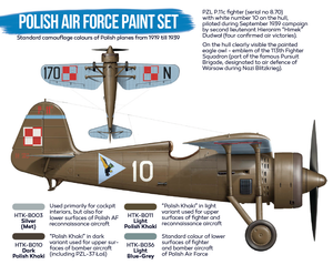 Hataka HTK-BS01 BLUE LINE – Polish Air Force paint set 4x17ml – imagen 3
